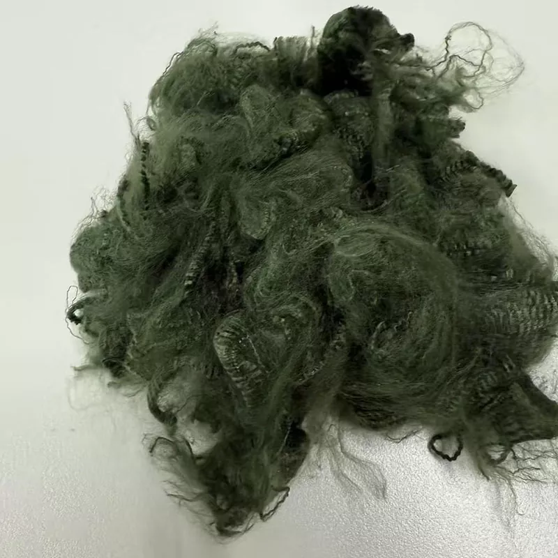 সেনা সবুজ আর্মিড শর্ট ফাইবার